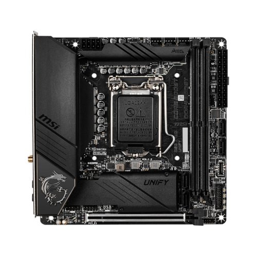 Материнcька плата MSI MEG Z490I UNIFY s1200 Z490 2xDDR4 HDMI-DP mITX