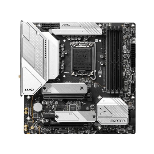 Материнcька плата MSI MAG B660M MORTAR WIFI DDR4 s1700 B660 4xDDR4 M.2 HDMI-DP Wi-Fi BT mATX