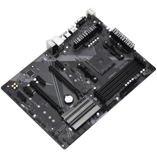 Материнська плата ASRock B450 Pro4 R2.0 sAM4 B450 2xM.2 4xDDR4 DVI HDMI VGA ATX