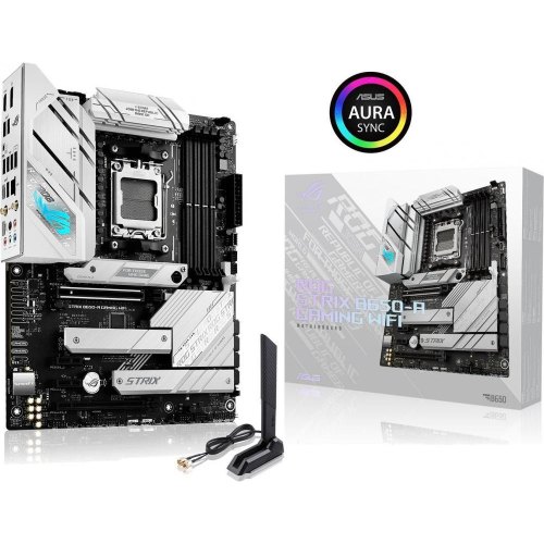 Материнcька плата ASUS STRIX B650-A GAMING WIFI sAM5 B650 4xDDR5 M.2 USB HDMI-DP WiFi BT ATX