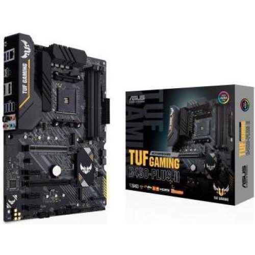 Материнcька плата ASUS TUF GAMING B450-PLUS II sAM4 B450 4xDDR4 HDMI-DP ATX