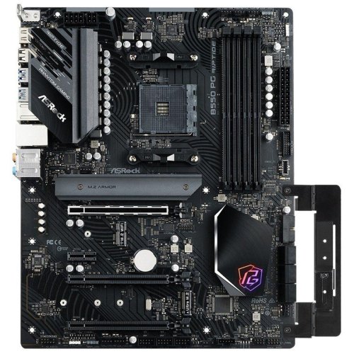 Материнcька плата ASRock B550 PG RIPTIDE sAM4 B550 4xDDR4 HDMI M.2 Type-C PDIF ATX