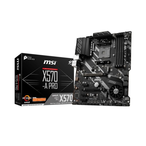 Материнcька плата MSI X570-A PRO sAM4 X570 4xDDR4 PCIe 4.0 HDMI ATX