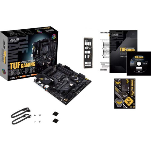 Материнcька плата ASUS TUF GAMING B550-PRO sAM4 B550 4xDDR4 M.2 HDMI-DP ATX