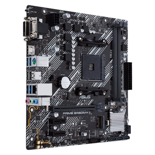 Материнcька плата ASUS PRIME B450M-K II sAM4 B450 2xDDR4 HDMI-DVI-VGA mATX