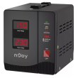Стабілізатор NJOY Alvis 2000 (AVRL-20002AL-CS01B) AVR, 2 розетки