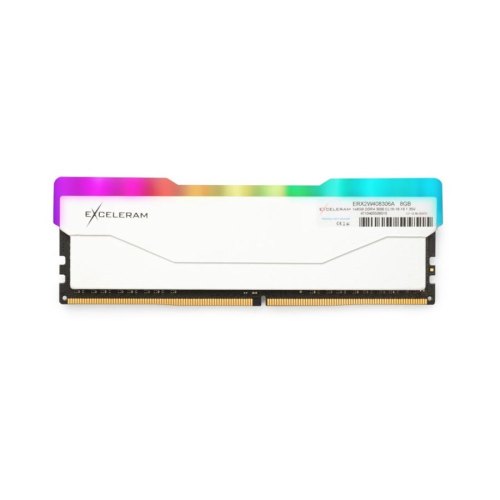 Модуль пам'яті для комп'ютера DDR4 8GB 3000 MHz RGB X2 Series White eXceleram (ERX2W408306A)