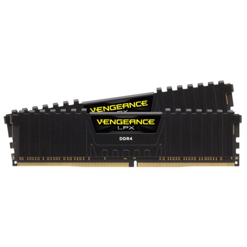 Модуль пам'яті DDR4 2x32GB/3200 Corsair Vengeance LPX Black (CMK64GX4M2E3200C16)