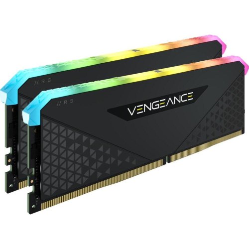 Модуль пам'яті DDR4 2x16GB/3600 Corsair Vengeance RGB RS Black (CMG32GX4M2D3600C18)