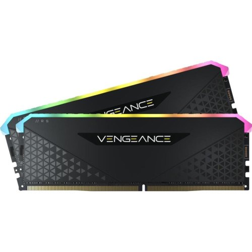 Модуль пам'яті DDR4 2x16GB/3600 Corsair Vengeance RGB RS Black (CMG32GX4M2D3600C18)