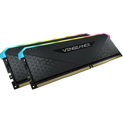 Модуль пам'яті DDR4 2x16GB/3600 Corsair Vengeance RGB RS Black (CMG32GX4M2D3600C18)