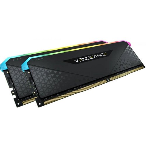 Модуль пам'яті DDR4 2x16GB/3600 Corsair Vengeance RGB RS Black (CMG32GX4M2D3600C18)