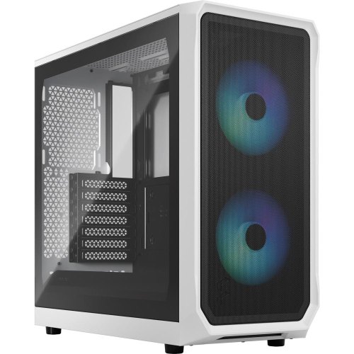Корпус ATX Fractal Design без БЖ Focus 2 RGB білий з загартованим склом Focus 2 RGB White TG ClearTint