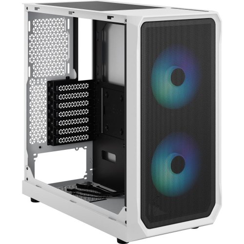 Корпус ATX Fractal Design без БЖ Focus 2 RGB білий з загартованим склом Focus 2 RGB White TG ClearTint