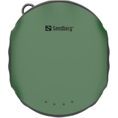 Зовнішній акумулятор Powerbank SANDBERG Survivor 10000 mAh, 2xUSB, IPX6, міні-компас та ліхтарик