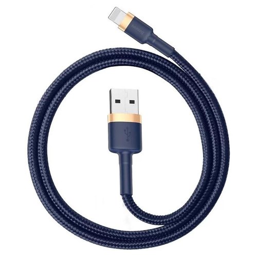 Baseus cafule Cable USB For iP 2.4A 1m Gold+Blue (CALKLF-BV3)