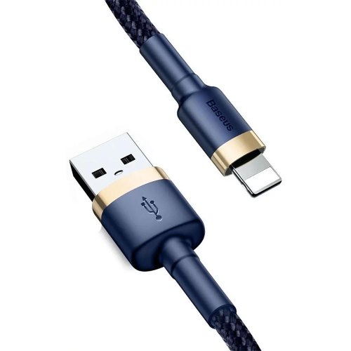 Baseus cafule Cable USB For iP 2.4A 1m Gold+Blue (CALKLF-BV3)