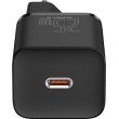 МЗП Baseus Super Silicone PD Charger 25W (1Type-C) + Cable Type-C to Type-C 3A 1m (Black)