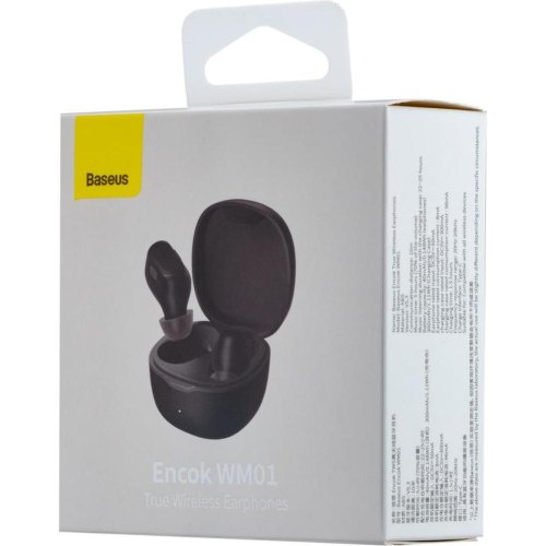 Навушники Baseus  Encok True Ws Earphones WM01 Black