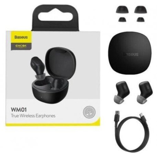 Навушники Baseus  Encok True Ws Earphones WM01 Black