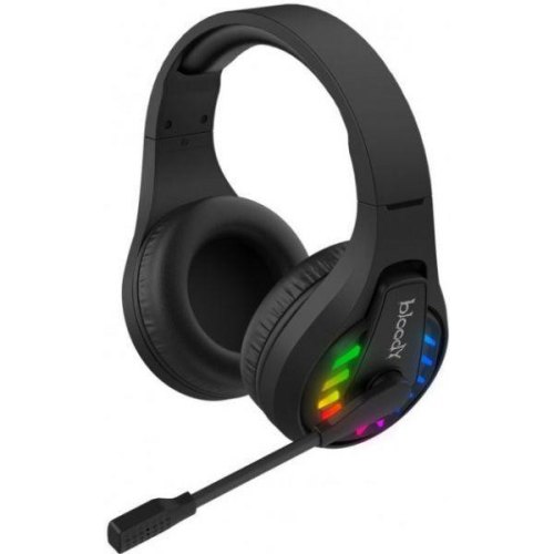 Гарнітура ігрова Bloody GR230 з LED підсвічуванням, Bluetooth v5.2 + 2.4GHz + 3.5 Jack (Black)