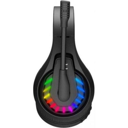 Гарнітура ігрова Bloody GR230 з LED підсвічуванням, Bluetooth v5.2 + 2.4GHz + 3.5 Jack (Black)