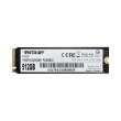 Накопичувач SSD M.2 Patriot,P400,512GB,NAND: TLC (P400P512GM28H)