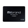 Накопичувач SSD 2.5 Mibrand, Caiman,512GB,NAND: 3D TLC (MI2.5SSD/CA512GB)