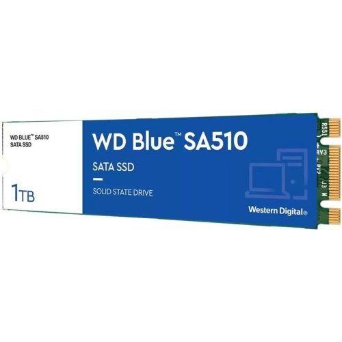 Накопичувач SSD M.2 WD Blue, SA510,1TB,NAND (WDS100T3B0B)