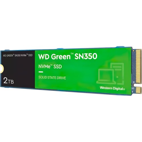 Накопичувач SSD M.2 WD Green, SN350,2TB, NAND: QLC (WDS200T3G0C)