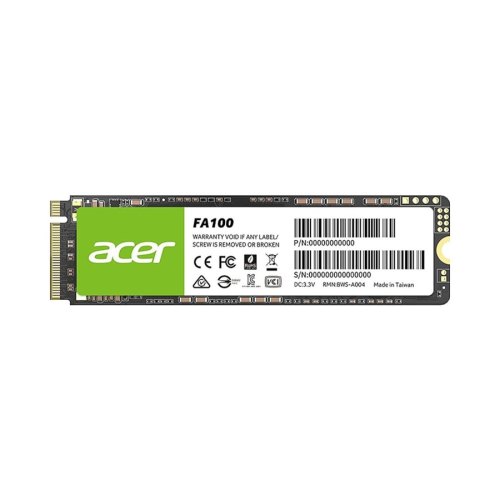 Накопичувач SSD M.2 Acer, FA100,512GB,NAND: 3D TLC NAND (FA100-512GB)