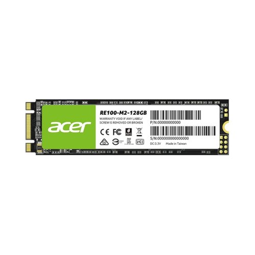 Накопичувач SSD M.2 Acer, RE100,128GB,NAND: 3D TLC (RE100-M2-128GB)