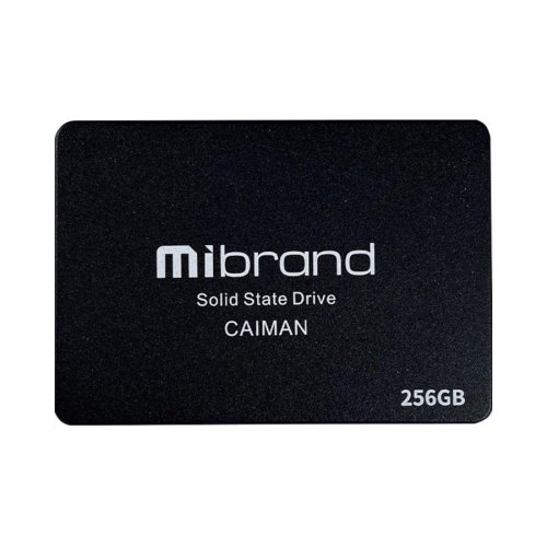 Накопичувач SSD 2.5 Mibrand, Caiman,256GB, NAND:3D TLC (MI2.5SSD/CA256GB)