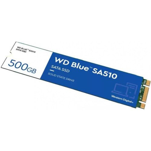 Накопичувач SSD M.2 WD, Blue SA510,500GB,NAND: 3D NAND TLC  (WDS500G3B0B)