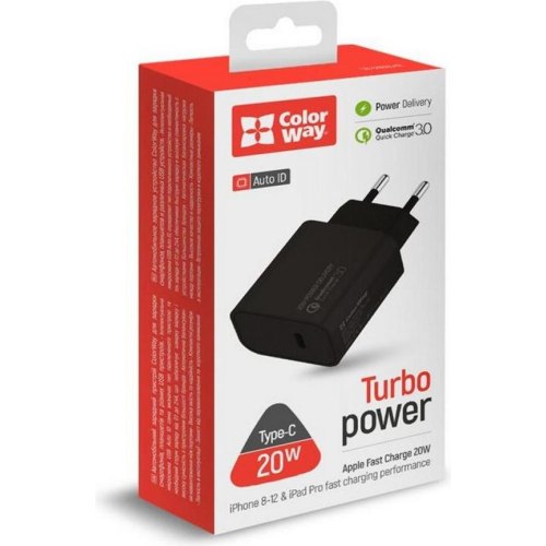 МЗП Colorway Power Delivery Port USB Type-C (20W) V2 Black