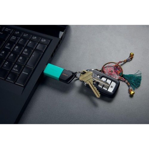 USB флеш Kingston  256GB USB 3.2 Type-A Gen1 DT Exodia M Black Teal