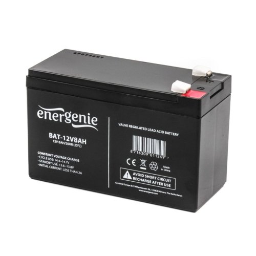 Батарея до ПБЖ, 12 В, 8 Aгод , EnerGenie (BAT-12V8AH-)