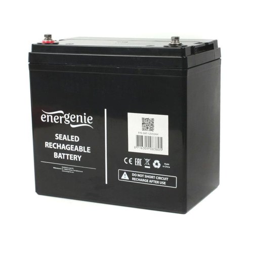 Батарея до ПБЖ, 12 В, 55 Aгод , EnerGenie (BAT-12V55AH-)