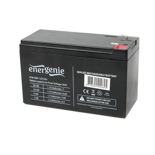 Батарея до ПБЖ, 12 В, 7 Aгод , EnerGenie (BAT-12V7AH-)