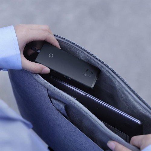 USB-хаб Baseus Lite Series 4-in-1  (USB-A to USB 3.0*4) (1m), Black