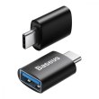 Baseus Ingenuity Series Mini OTG Adaptor Type-C to USB-A 3.1 Black (ZJJQ000001)
