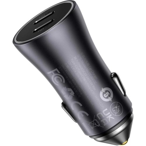 АЗП Baseus Golden Contactor Pro 40W Type-C + Type-C (dark gray)