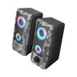 Акустична система 2.0, TrustGXT 606 JAVV RGB USB, SNOW CAMO