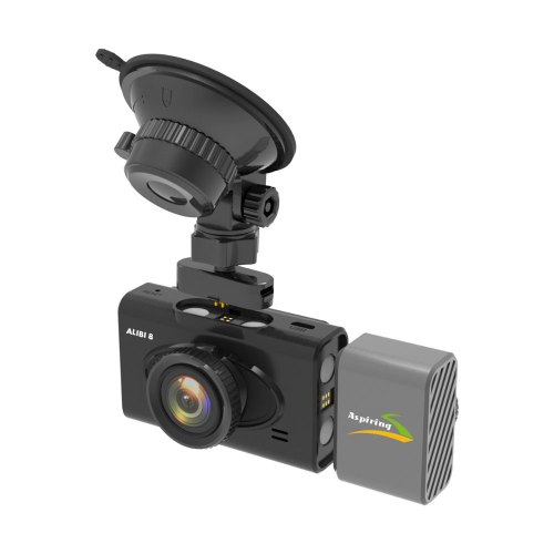 Відеореєстратор,Aspiring Alibi 8 Dual, WiFi(86ASCAR21PB), 1920x1080, 30fps, 170°, 2.35IPS, microSD до 128GB, 2 камери