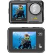 Екшн-камера, Aspiring Repet 4 Ultra HD 4K Dual Screen (86ASZE21PB), 3840x2160(4K), 60fps, 170°, 2.0IPS, microSD до 128GB