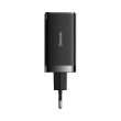 Baseus GaN5 Pro Fast Charger 2C+U 65W Black w/Type-C to Type-C (CCGP120201)