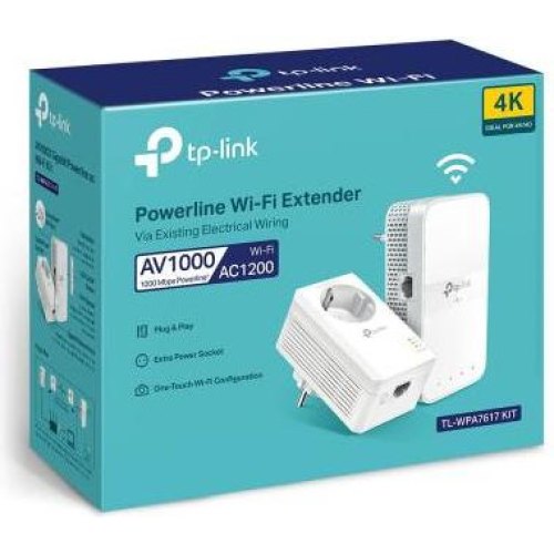 Адаптер Powerline TP-LINK TL-WPA7617 KIT
