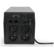 Джерело безперебійного живлення DIGITUS Line-Interactive, 1000VA/600W, LCD, 4xSchuko, RJ45, RS232, USB