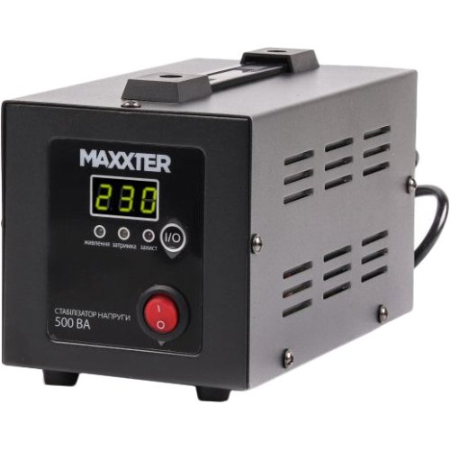 Стабілізатор напруги Maxxter MX-AVR-E500-01 230 В, 500 ВА