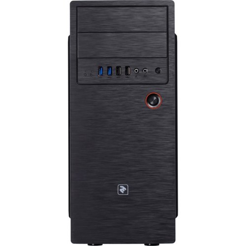 Корпус 2E ALFA (E1802) MidT, 2xUSB3.0,2xUSB3.0, сталь з перфорацією(бічна панель),без БЖ,чорний